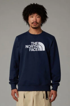 The North Face Mens Drew Peak Sweatshirt -Urban Threads b12bfa0380 4444 c