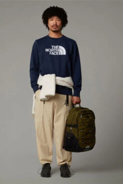 The North Face Mens Drew Peak Sweatshirt -Urban Threads b12bfa0380 4444 e