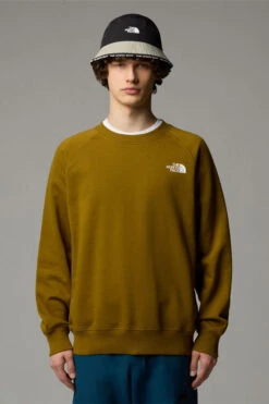 The North Face Mens Raglan Redbox Sweatshirt -Urban Threads b12bfa0382 5454 c