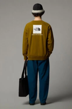 The North Face Mens Raglan Redbox Sweatshirt -Urban Threads b12bfa0382 5454 e