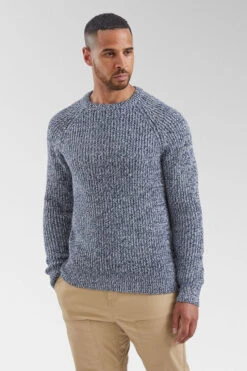 Mens Fog Recycled Knitted Jumper -Urban Threads b12bfa0396 7283 t