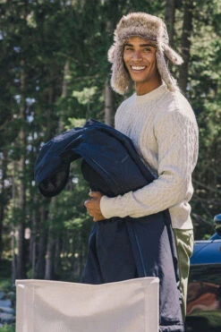 Mens Vagur Cable Sweatshirt -Urban Threads b12bfa0400 1483 k