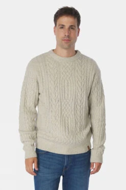 Mens Vagur Cable Sweatshirt -Urban Threads b12bfa0400 1483 q