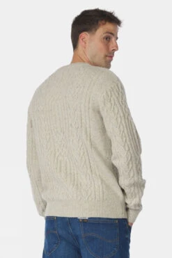 Mens Vagur Cable Sweatshirt -Urban Threads b12bfa0400 1483 r