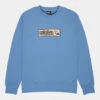 Quiksilver Mens Graphic Crew Neck Sweatshirt -Urban Threads b12bfa0436 4040 a