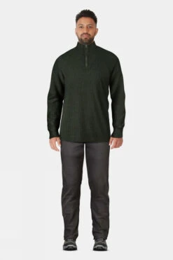 Blue Loop Originals Mens Essential Half Zip Sweater -Urban Threads b12bfb0032 5102 u