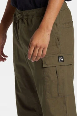 Quiksilver Mens DNA Beach Cargo Pants 14 Quiksilver Mens DNA Beach Cargo Pants -Urban Threads b12ceh0637 5555 e
