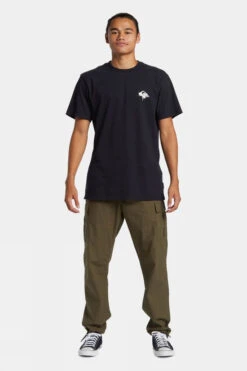 Quiksilver Mens DNA Beach Cargo Pants 13 Quiksilver Mens DNA Beach Cargo Pants -Urban Threads b12ceh0637 5555 g