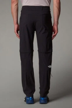 The North Face Mens Exploration Convertible Tapered Zip-Off Trousers -Urban Threads b12cei0107 7070 d
