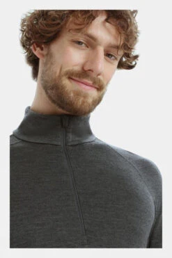 Icebreaker Mens Zoneknit 260 Long Sleeve Half Zip Top -Urban Threads b12gab0073 7170 e