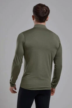 Montane Mens Dart XT Zip Neck Base Layer Top -Urban Threads b12gab0090 5656 e