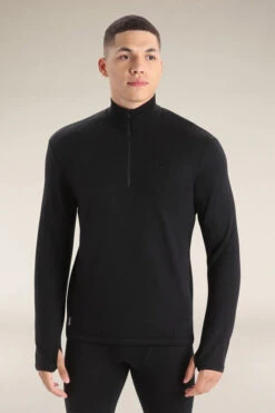Icebreaker Mens Original Half Zip Top -Urban Threads b12gab0113 7070 c