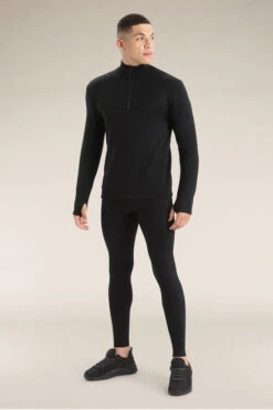 Icebreaker Mens Original Half Zip Top -Urban Threads b12gab0113 7070 e