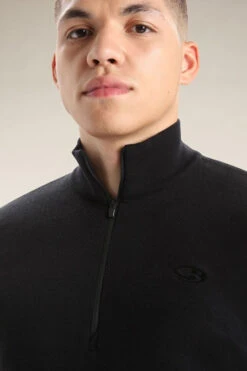 Icebreaker Mens Original Half Zip Top -Urban Threads b12gab0113 7070 f