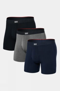 Saxx Mens Vibe Xtra Boxer Briefs (3 Pack)