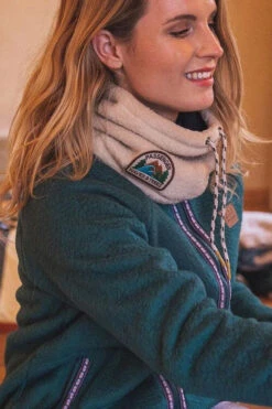 Unisex Mulled Sherpa Fleece Snood -Urban Threads b13jcc0043 1414 h