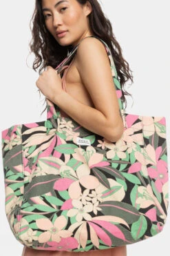 Roxy Anti Bad Vibes Tote Bag -Urban Threads b13jxy0061 7135 a