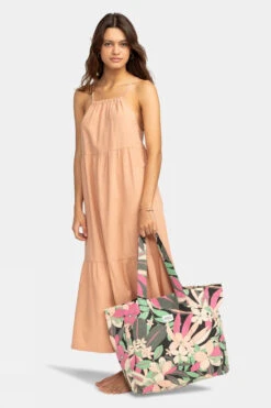 Roxy Anti Bad Vibes Tote Bag -Urban Threads b13jxy0061 7135 c