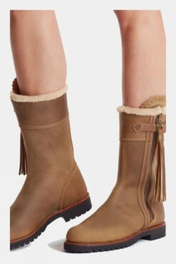 Penelope Chilvers Womens Midcalf Lined Tassel Boots -Urban Threads b21442936363d