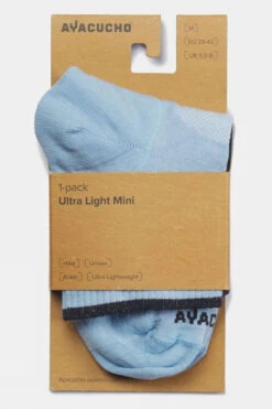 Ayacucho Unisex Ultra Light Mini Socks -Urban Threads b22dab0172 4344 d
