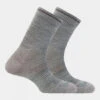 Unisex Ultra Light Crew Socks (2 Pack) -Urban Threads b22dab0175 7271 a