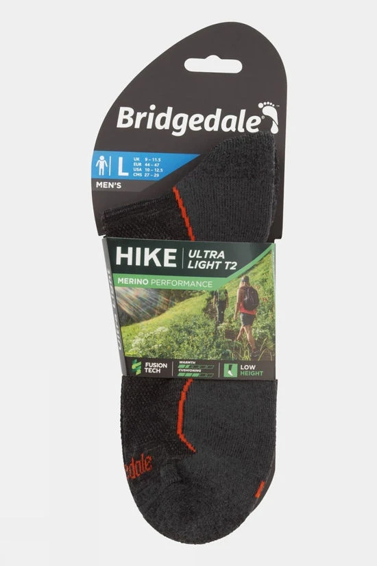 Bridgedale Mens Ultralight T2 Hike Merino Performance Low Socks 5 Bridgedale Mens Ultralight T2 Hike Merino Performance Low Socks - Image 3