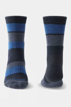 Bridgedale Mens Merino Banded Trail Socks -Urban Threads b51147574440o