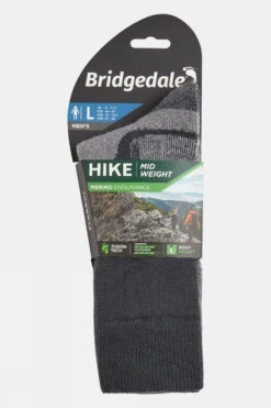 Bridgedale Mens Midweight Merino Endurance Socks -Urban Threads b5114876 7171 j