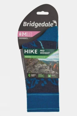 Bridgedale Womens Midweight Merino Performance Socks -Urban Threads b6114493 4040 j