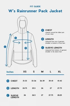 Janji Womens Rainrunner Pack Jacket -Urban Threads c11ad90024 4646 a