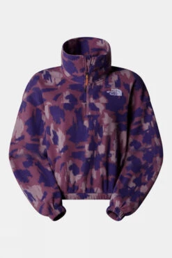 The North Face Womens Mountain Athletics Printed Quarter Zip Fleece