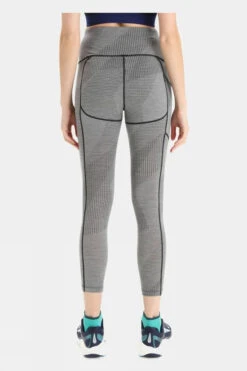 Icebreaker Women Fastray High Rise Tights Gridlines Tights -Urban Threads c11ced0190 7171 d
