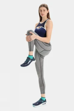 Icebreaker Women Fastray High Rise Tights Gridlines Tights -Urban Threads c11ced0190 7171 e