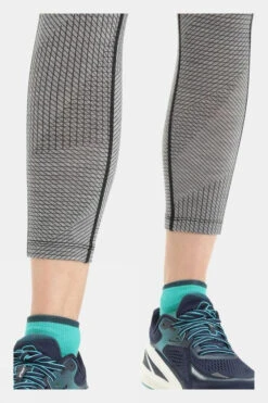 Icebreaker Women Fastray High Rise Tights Gridlines Tights -Urban Threads c11ced0190 7171 i