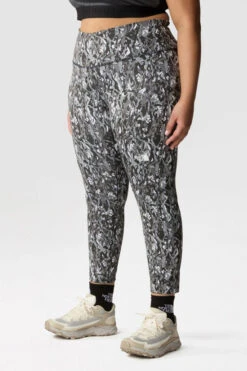 The North Face Womens Plus Size Flex High Rise 7/8 Printed Leggings -Urban Threads c11ced0261 7072 m