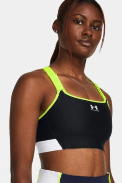Under Armour Womens Heat Gear High Pocket Sports Bra -Urban Threads c11gb90172 8610 c