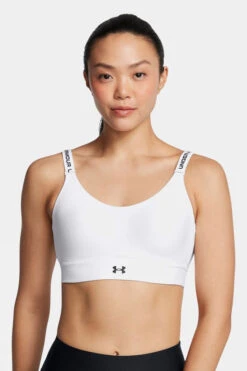 Under Armour Womens UA Infinity 2.0 Mid Sports Bra -Urban Threads c11gb90191 1070 h