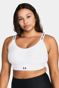 Under Armour Womens UA Infinity 2.0 Mid Sports Bra -Urban Threads c11gb90191 1070 j