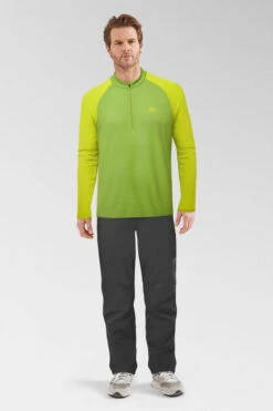 Mountain Equipment Mens Nava Long Sleeve Zip Top -Urban Threads c12gac0030 5256 e