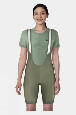 Fjallraven Womens Adventure Bib Shorts -Urban Threads d11gca0006 5151 t