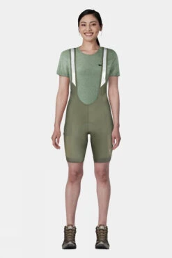 Fjallraven Womens Adventure Bib Shorts -Urban Threads d11gca0006 5151 v