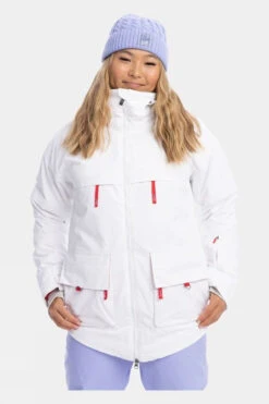 Roxy Womens Chloe Kim Snowboard Jacket 13 Roxy Womens Chloe Kim Snowboard Jacket -Urban Threads e11aca0108 1010 c