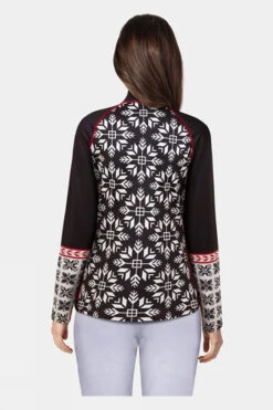 Krimson Klover Womens Nordic Snowflake Baselayer Tee -Urban Threads e11bea0008 7070 x