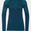Odlo Womens Kinship PW 200 Long Sleeve Crew Neck Top -Urban Threads e11gab0016 4343 a
