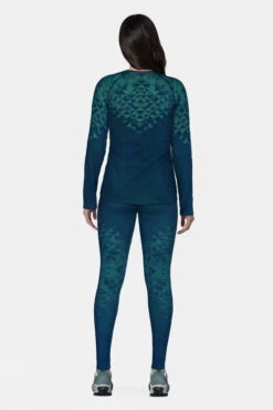 Odlo Womens Kinship PW 200 Long Sleeve Crew Neck Top -Urban Threads e11gab0016 4343 w