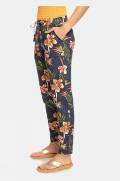 Roxy Womens Bimini Printed Trousers -Urban Threads f11ceh0010 4040 c