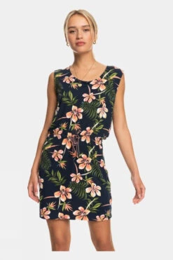 Roxy Womens Surfs Up Printed Dress 11 Roxy Womens Surfs Up Printed Dress -Urban Threads f11dd90087 4040 c