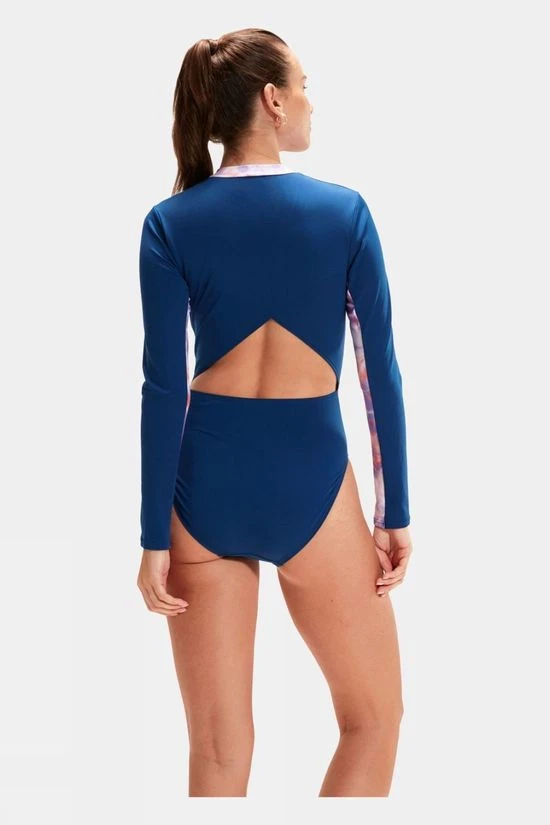 Speedo Womens Long Sleeve Panel Swimsuit 5 Speedo Womens Long Sleeve Panel Swimsuit - Image 3