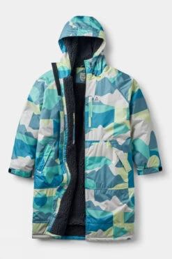 Unisex Waves Recycled Sherpa Lined Changing Robe