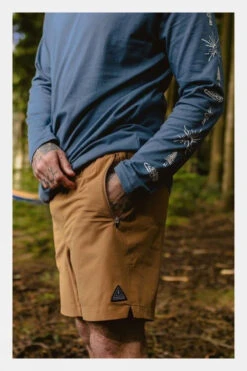 Passenger Mens Traveller Organic All Purpose Shorts -Urban Threads f12ica0112 6363 x